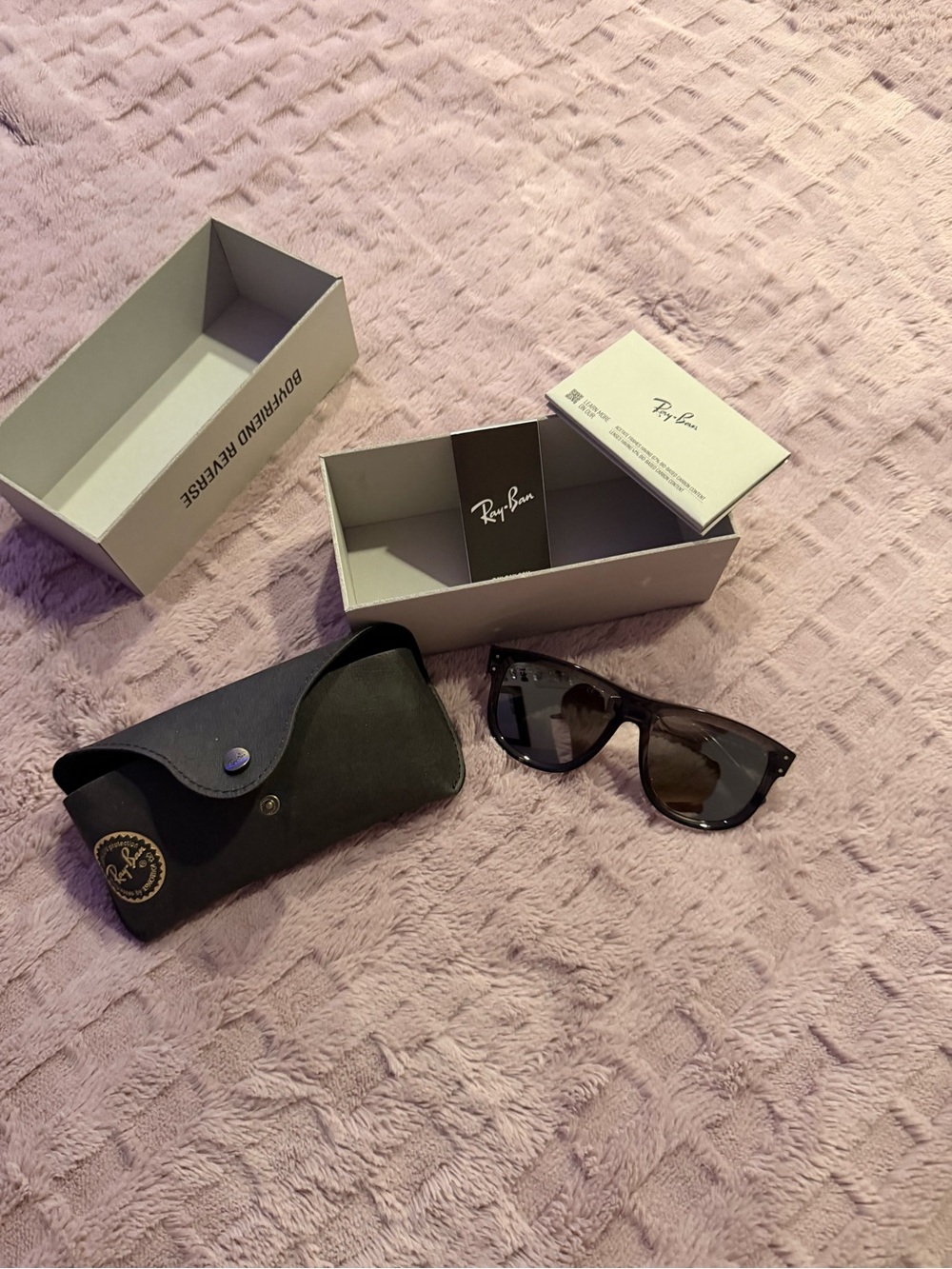 Ray-Ban Black/Brown Gradient Wayfarer Sunglasses